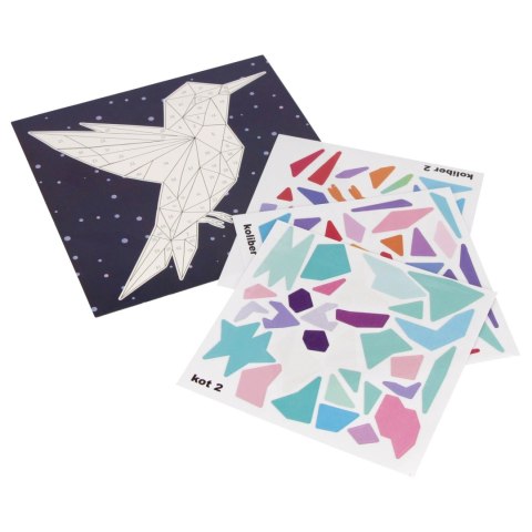 Zestaw kreatywny wyklejanie po numerach Animals STARPAK 563039