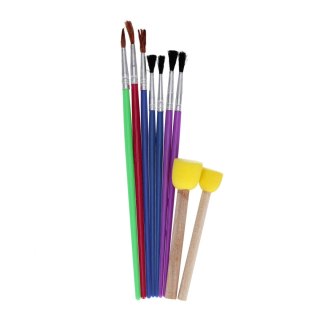 Zestaw pędzli szkolnych kpl 15szt. STARPAK 562604