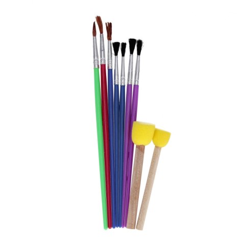 Zestaw pędzli szkolnych kpl 15szt. STARPAK 562604