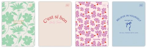 Zeszyt A5 60 kartek linia 70 g UV Girls mix Interdruk