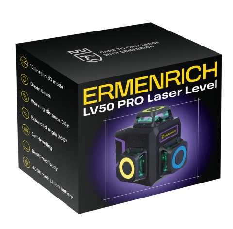 Ermenrich Poziomica laserowa Ermenrich LV50 PRO Ermenrich Poziomica laserowa Ermenrich LV50 PRO