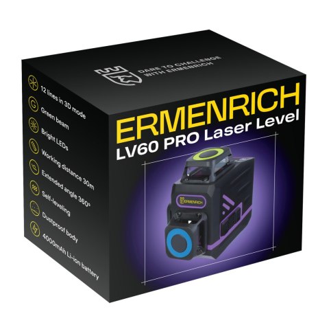 Ermenrich Poziomica laserowa Ermenrich LV60 PRO