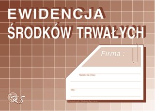 Druk Ewidencja Środków Trwałych A5 MICHALCZYK&PROKOP K-8