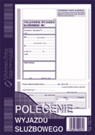 Druk Polecenie Wyjazdu Służbowego A5 MICHALCZYK&PROKOP 505-3