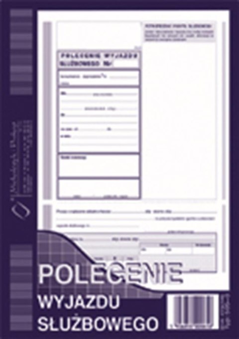 Druk Polecenie Wyjazdu Służbowego A5 MICHALCZYK&PROKOP 505-3