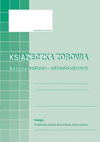 Druk Pracownicza Książka Zdrowia A6 MICHALCZYK&PROKOP 530-5
