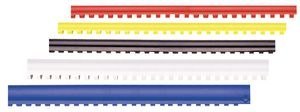Grzbiet plastikowy do bindowania 16 mm czarny OPUS 308003315