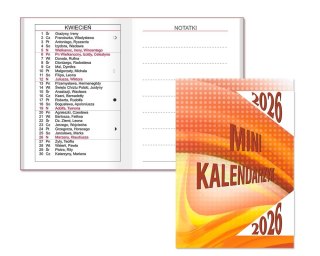 KALENDARZ KIESZ A7 SPT SK10 MINI A 10