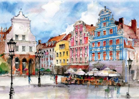 Kalendarz 13 planszowy A3 Miasta Polski LUCRUM RW05