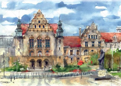 Kalendarz 13 planszowy A3 Miasta Polski LUCRUM RW05
