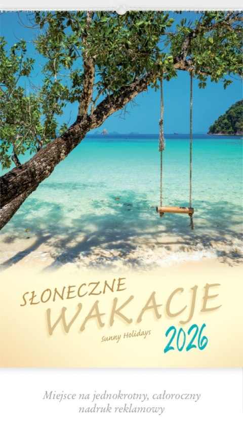 Kalendarz 13 planszowy A3 Słoneczne wakacje LUCRUM RW10