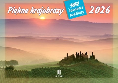 Kalendarz 13 planszowy A4 Piękne krajobrazy LUCRUM WL12