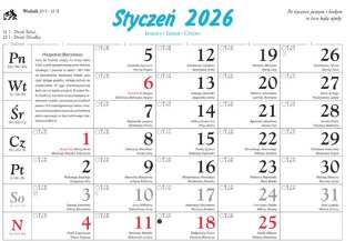 Kalendarz 13 planszowy A4 Piękne krajobrazy LUCRUM WL12