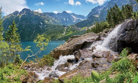 Kalendarz trójdzielny 86x33cm Tatry LUCRUM KT01