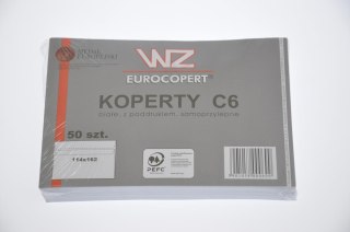 Koperta C6 samoklejąca biała WZ F50