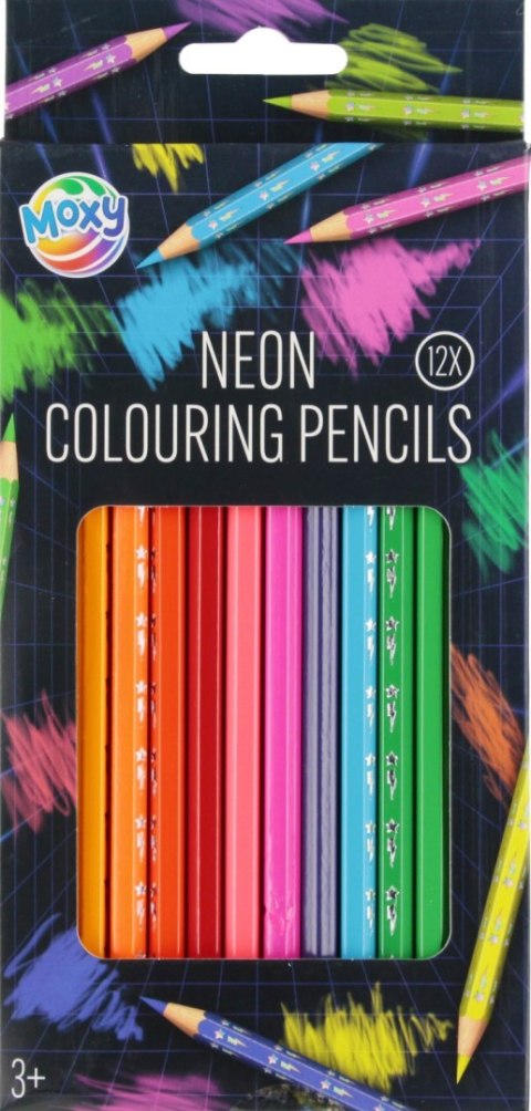 Kredki ołówkowe 12kol Neon 46232 BMG