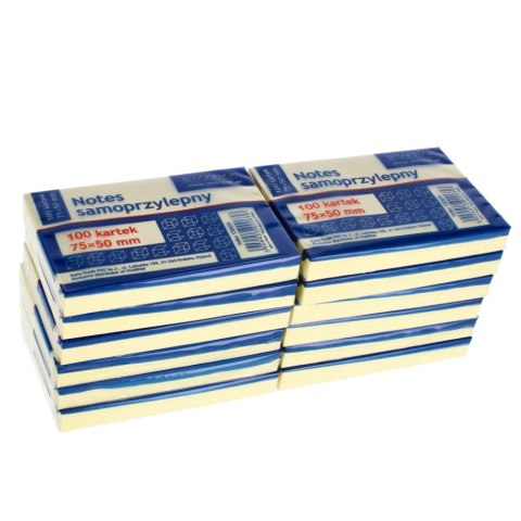 Notes samoprzylepny 50x75/100k A 12 STARPAK 130659