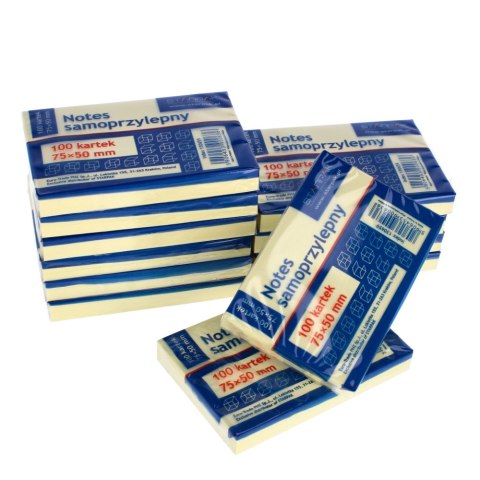 Notes samoprzylepny 50x75/100k A 12 STARPAK 130659