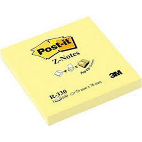 Notes samoprzylepny 76x76 mm 100 kartek żółty Post-in 3M R-330