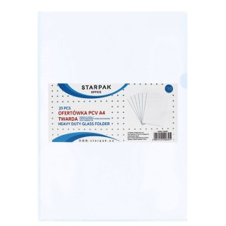 Ofertówka PCV A4 L twarda przezroczysta A 25 STARPAK 108396