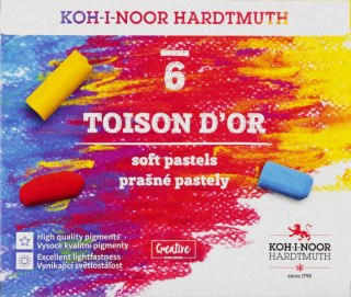 Pastele suche 6 kolorów Toison KOH-I-NOOR 8511/6
