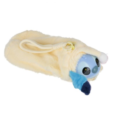 Piórnik saszetka pluszowy 1 zamek Stitch sznurek mix