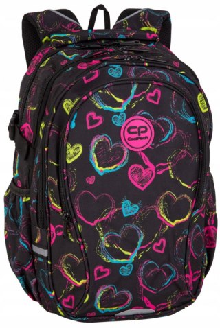 Plecak 32x46x17 2zamki 4kieszenie Electric Hearts CoolPack PATIO 65911