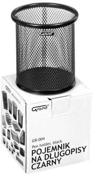 Pojemnik na długopisy metalowy GRAND VIP GR-004 czarny