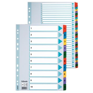 Przekładki kartonowe Mylar A4 , biały 1-20 ESSELTE 100163