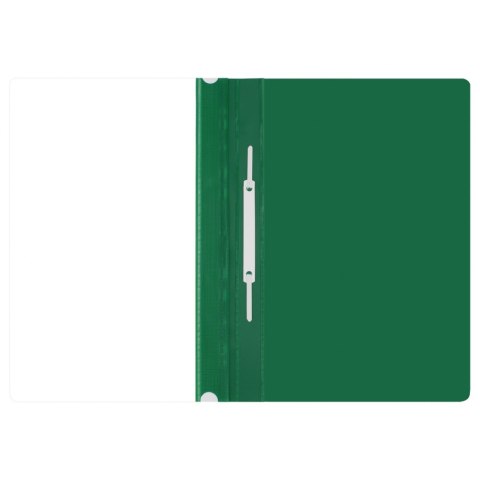 Skoroszyt PCV twardy wpinany na dokumenty A4 zielony A 10 STARPAK 108403