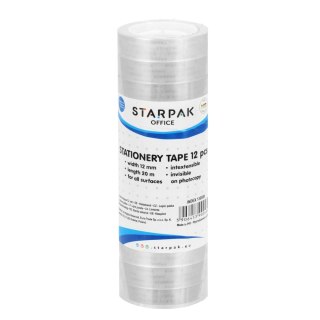 Taśma samoprzylepna 12mm/20m 12 sztuk STARPAK 130599