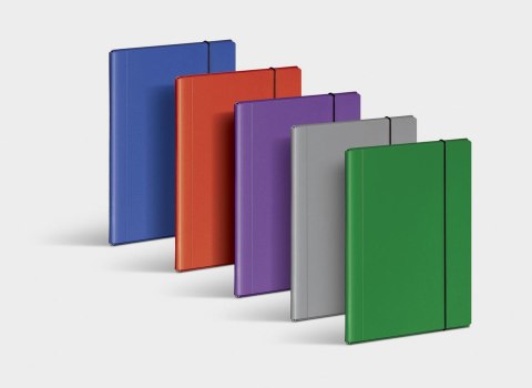 Teczka z gumką A4 "2" żółta VAU-PE 308/08
