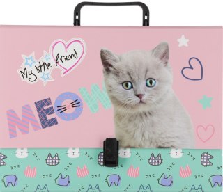 Teczka z rączką A4/95mm MLF Fluffy Kitty ST. MAJEWSKI 685798