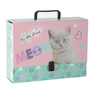 Teczka z rączką A4/95mm MLF Fluffy Kitty ST. MAJEWSKI 685798