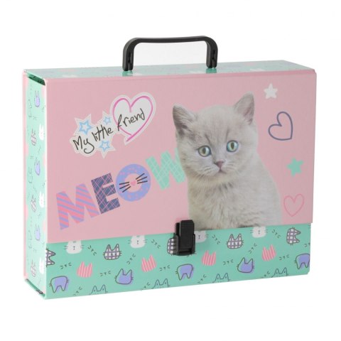 Teczka z rączką A4/95mm MLF Fluffy Kitty ST. MAJEWSKI 685798