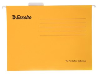 Teczki zawieszane Esselte A4, Pendflex standard, żółty