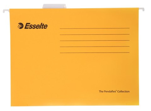 Teczki zawieszane Esselte A4, Pendflex standard, żółty