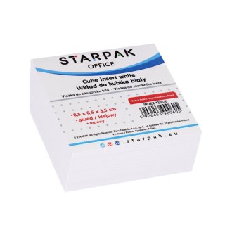 Wkład do kubika 85x85mm biały klejony STARPAK 130630