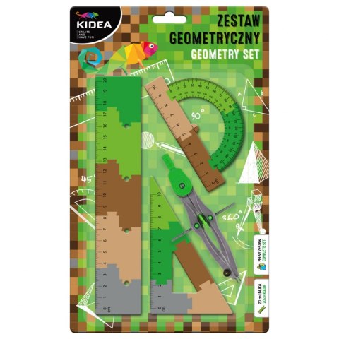 ZEST SZKOL GEOM 4EL 20CM PUZZLE A KIDEA B/C