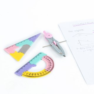 ZEST SZKOL GEOM 4EL 20CM PUZZLE B KIDEA B/C