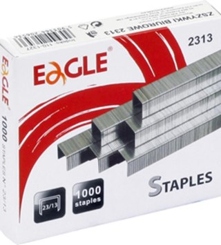 Zszywki specjalistyczne EAGLE 23/13 zszywają 60-90 kartek opak. 1000 szt.
