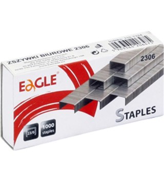 Zszywki specjalistyczne EAGLE 23/6 zszywają 2-30 kartek opak. 1000 szt.