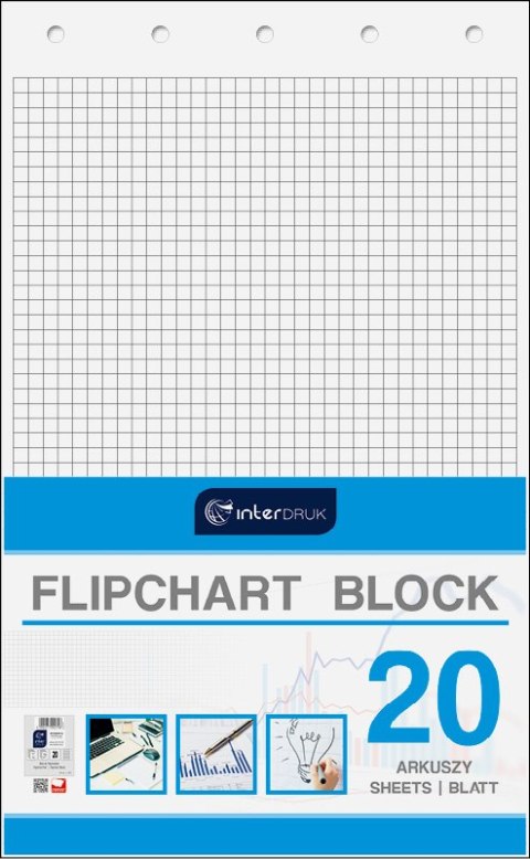 BLOK DO FLIPCHARTA 640X1000/20K KRAT INT