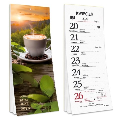 KALENDARZ ZDZIERAK 115X280 PORADNIK BABCI SPT