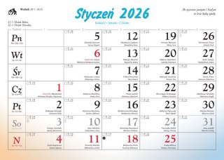 Kalendarz 13 planszowy A4 Kulinarny LUCRUM WL01