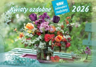 Kalendarz 13 planszowy A4 Kwiaty ozdobne LUCRUM WL02