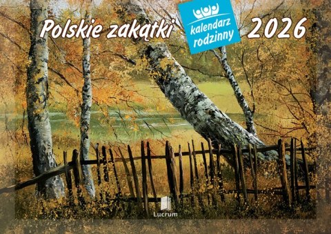 Kalendarz 13 planszowy A4 Polskie zakątki LUCRUM WL06