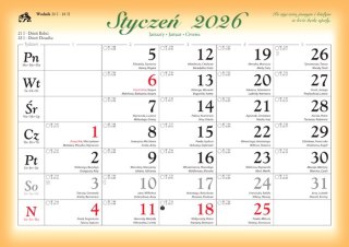 Kalendarz 13 planszowy A4 Polskie zakątki LUCRUM WL06