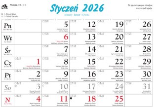 Kalendarz 13 planszowy A4 Tatry i Podhale LUCRUM WL04