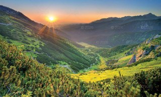 Kalendarz jednodzielny 33x49cm Góry LUCRUM KJ03